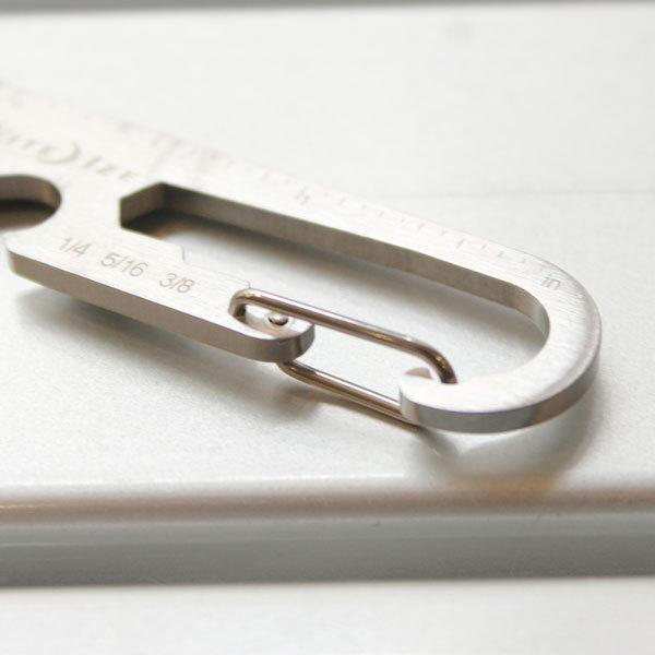 NITEIZE ナイトアイズ DOOHICKEY キーホルダー カラビナ 栓抜き ドライバー レンチ マルチツール 定規 目盛り アウトドア キャンプ ツール UL | NITE IZE | 02