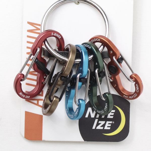 カラビナ キーホルダー NITEIZE ナイトアイズ キーリングロッカー アルミニウム NI59165 / 男性 女性 メンズ レディース キーリング | NITE IZE | 06