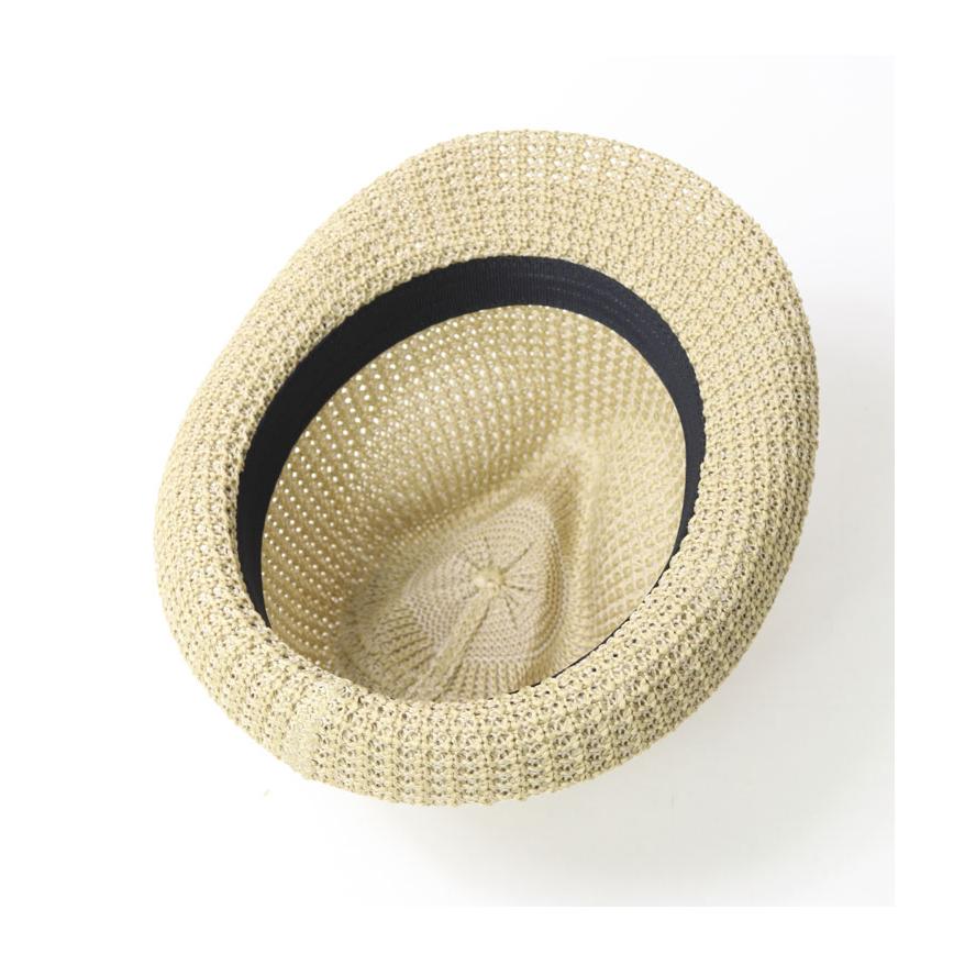 麦わら帽子 レディース メンズ 折りたたみ Regnuu リヌー アゼ編みポリブレード ハット つば広 UV 日除け帽子 ひよけ帽子 つば広帽子 | Regnuu | 19