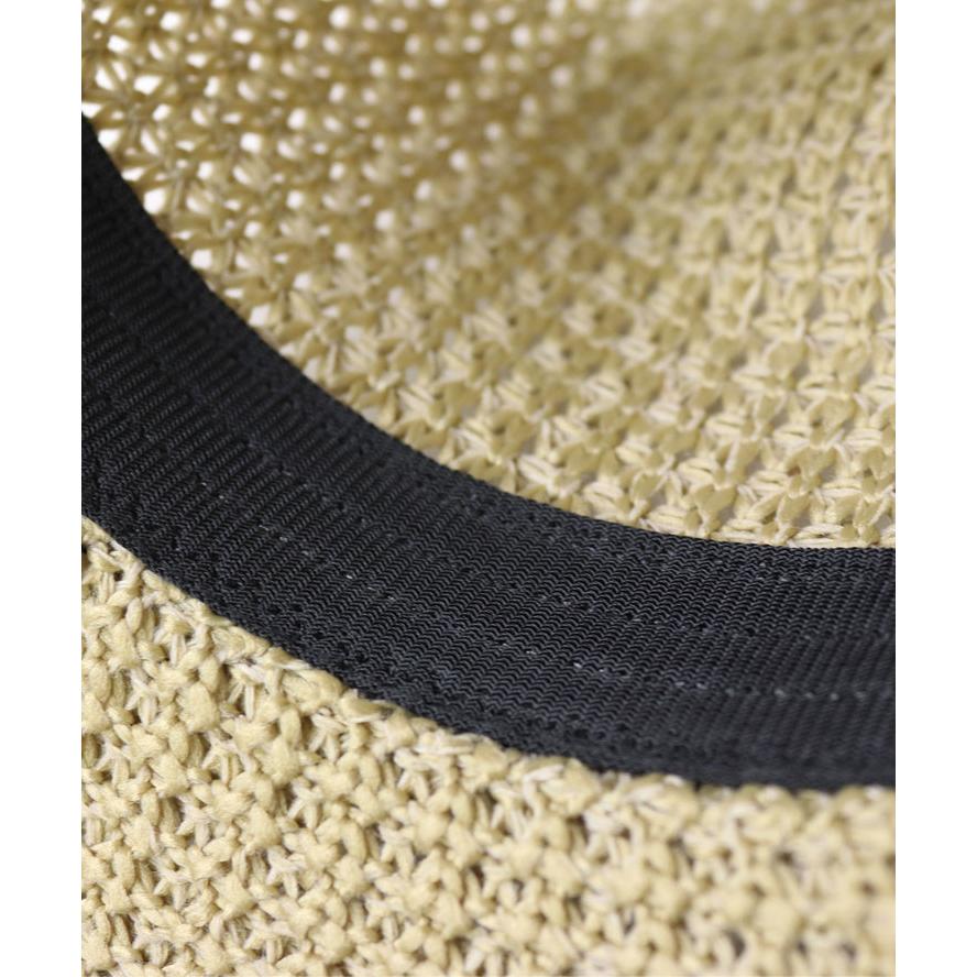 麦わら帽子 レディース メンズ 折りたたみ Regnuu リヌー アゼ編みポリブレード ハット つば広 UV 日除け帽子 ひよけ帽子 つば広帽子 | Regnuu | 20