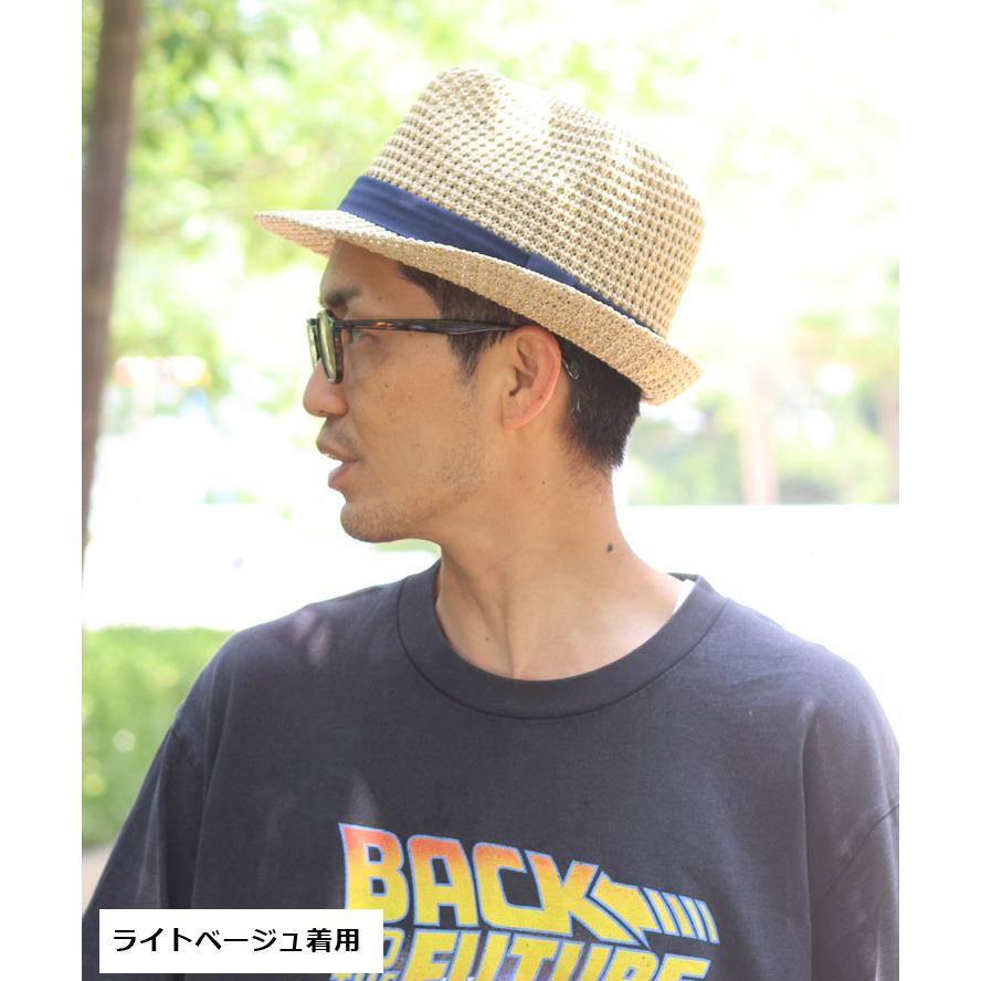 麦わら帽子 レディース メンズ 折りたたみ Regnuu リヌー アゼ編みポリブレード ハット つば広 UV 日除け帽子 ひよけ帽子 つば広帽子 | Regnuu | 10