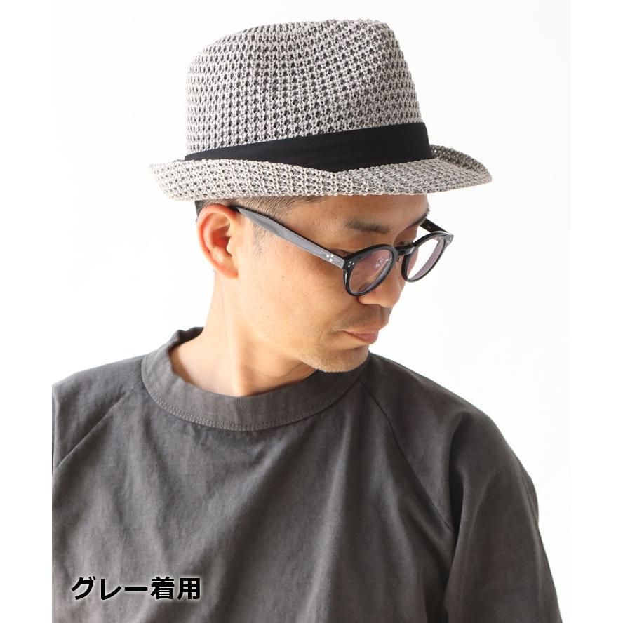 麦わら帽子 レディース メンズ 折りたたみ Regnuu リヌー アゼ編みポリブレード ハット つば広 UV 日除け帽子 ひよけ帽子 つば広帽子 | Regnuu | 13