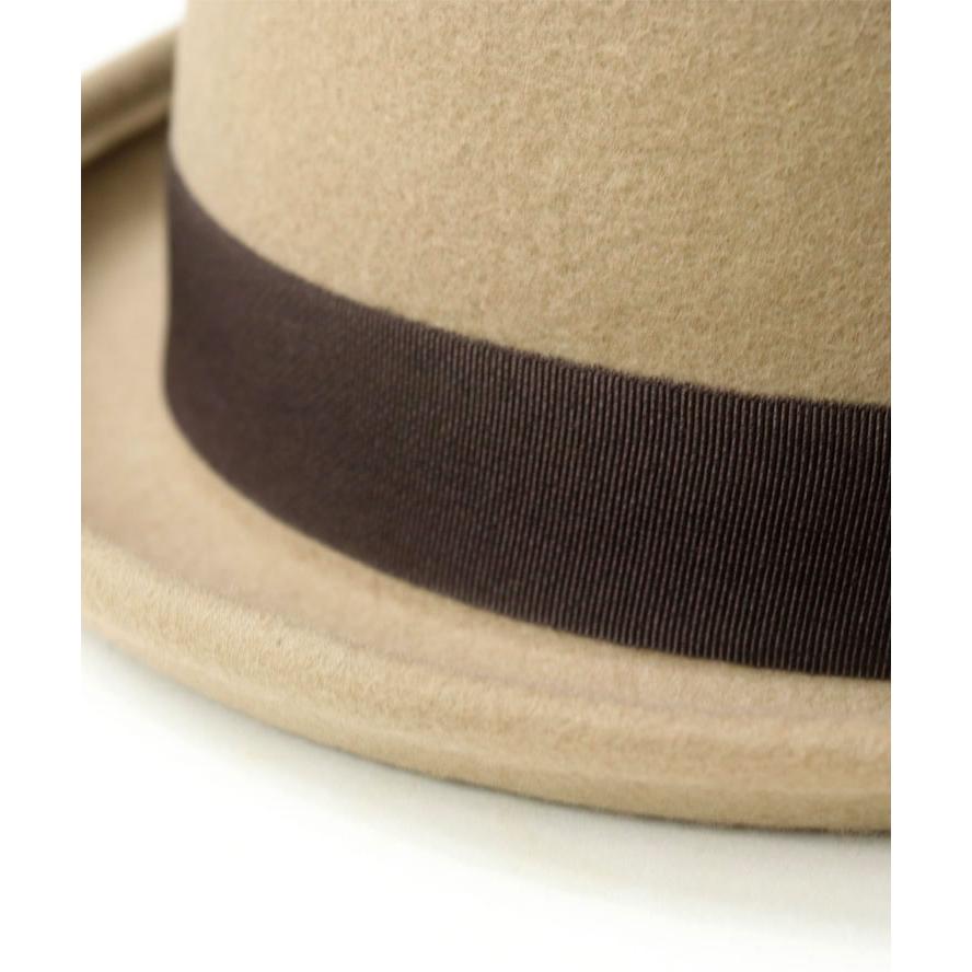 Regnuu フェルト ボーラーハット ウール 100% レディース メンズ ユニセックス ダービーハット 山高帽 大きいサイズ ブラック グレー キャメル | Regnuu | 14