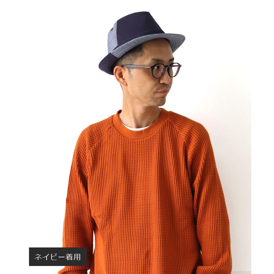 爆買 Regnuu クレイジー デニム 中折れハット ハイバック メンズ レディース 帽子 大きいサイズ デニムパッチワーク アウトドア 日よけ カジュアル ユニセックス | Regnuu | 03