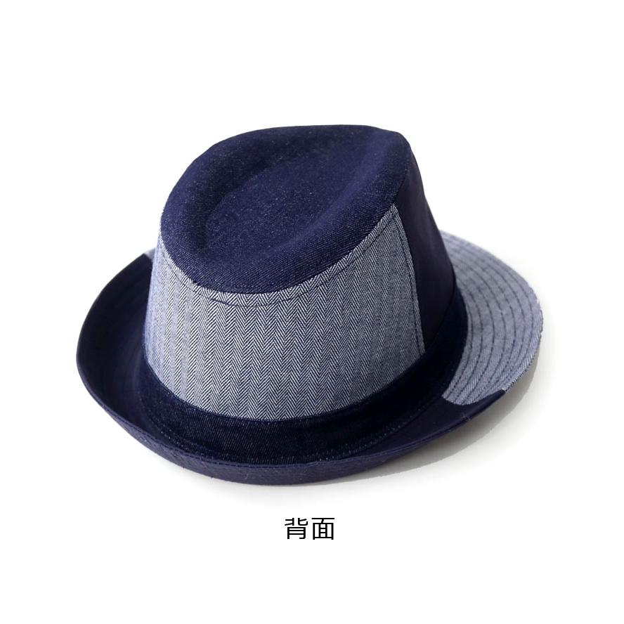 爆買 Regnuu クレイジー デニム 中折れハット ハイバック メンズ レディース 帽子 大きいサイズ デニムパッチワーク アウトドア 日よけ カジュアル ユニセックス | Regnuu | 10