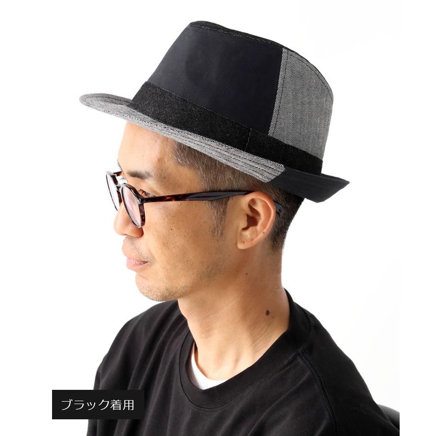 爆買 Regnuu クレイジー デニム 中折れハット ハイバック メンズ レディース 帽子 大きいサイズ デニムパッチワーク アウトドア 日よけ カジュアル ユニセックス | Regnuu | 05