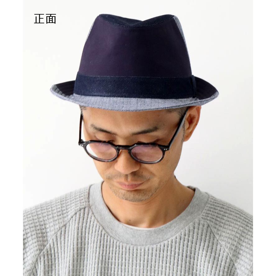 爆買 Regnuu クレイジー デニム 中折れハット ハイバック メンズ レディース 帽子 大きいサイズ デニムパッチワーク アウトドア 日よけ カジュアル ユニセックス | Regnuu | 06