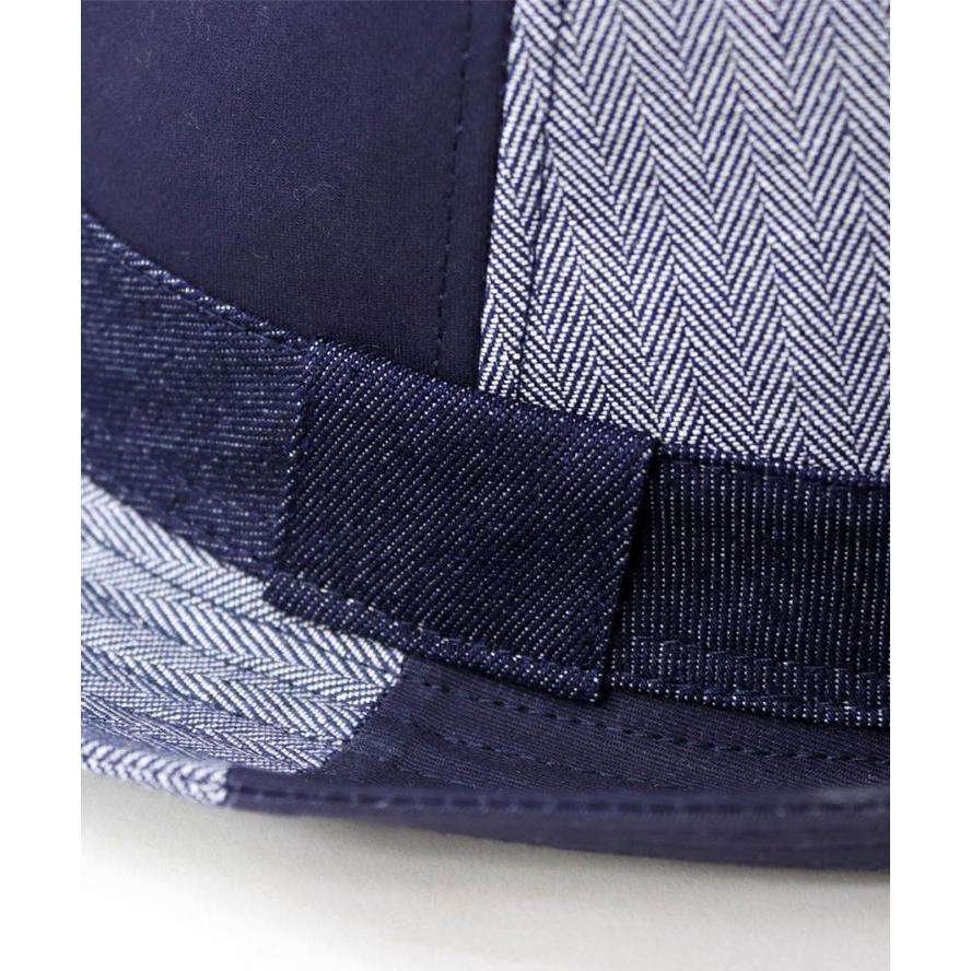 爆買 Regnuu クレイジー デニム 中折れハット ハイバック メンズ レディース 帽子 大きいサイズ デニムパッチワーク アウトドア 日よけ カジュアル ユニセックス | Regnuu | 12