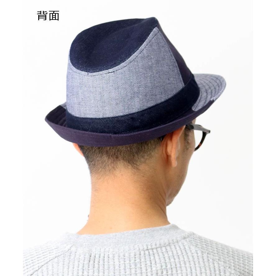 爆買 Regnuu クレイジー デニム 中折れハット ハイバック メンズ レディース 帽子 大きいサイズ デニムパッチワーク アウトドア 日よけ カジュアル ユニセックス | Regnuu | 07