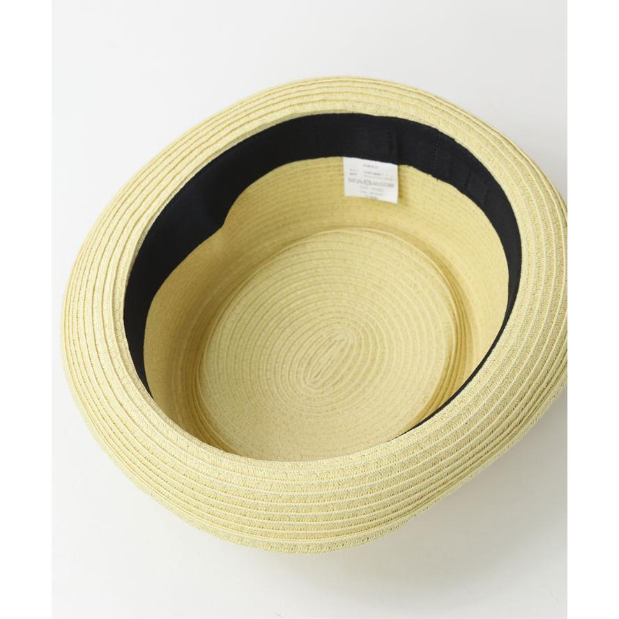 58.5cmと63cmの2サイズ展開 麦わら帽子 ポークパイ メンズ レディース 折りたたみ Regnuu リヌー ペーパーブレード ポークパイハット つば広 UV カンカン帽 | Regnuu | 11