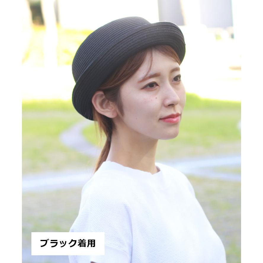 58.5cmと63cmの2サイズ展開 麦わら帽子 ポークパイ メンズ レディース 折りたたみ Regnuu リヌー ペーパーブレード ポークパイハット つば広 UV カンカン帽 | Regnuu | 03