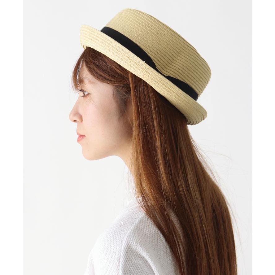 58.5cmと63cmの2サイズ展開 麦わら帽子 ポークパイ メンズ レディース 折りたたみ Regnuu リヌー ペーパーブレード ポークパイハット つば広 UV カンカン帽 | Regnuu | 05