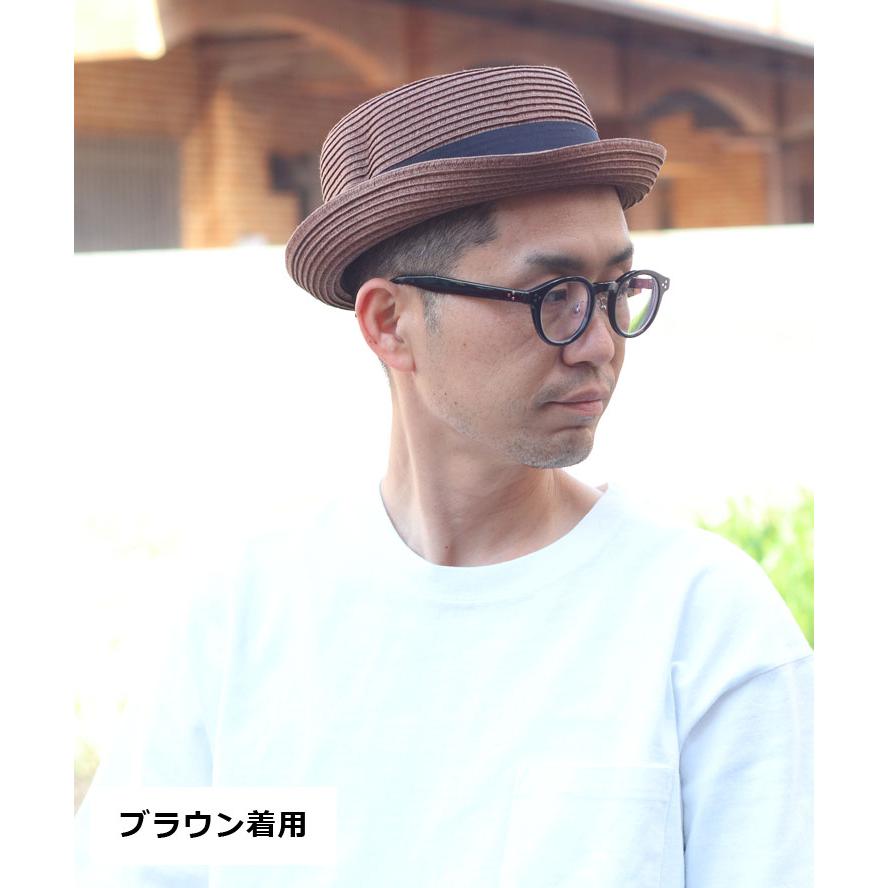 Regnuu ペーパーブレード ポークパイハット 麦わら帽子 メンズ レディース 春 夏 春夏 ベージュ | Regnuu | 06