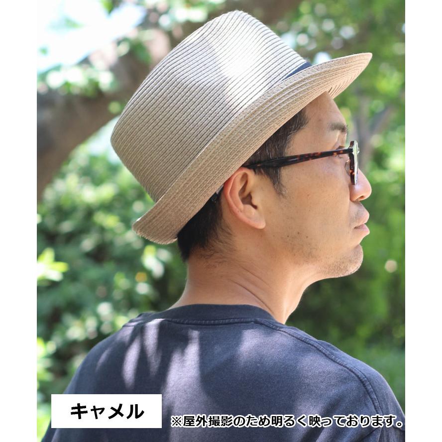 麦わら帽子 レディース メンズ 折りたたみ  Regnuu リヌー 細編みポリブレード ハット 10631 つば広麦わら帽子 UV | Regnuu | 07
