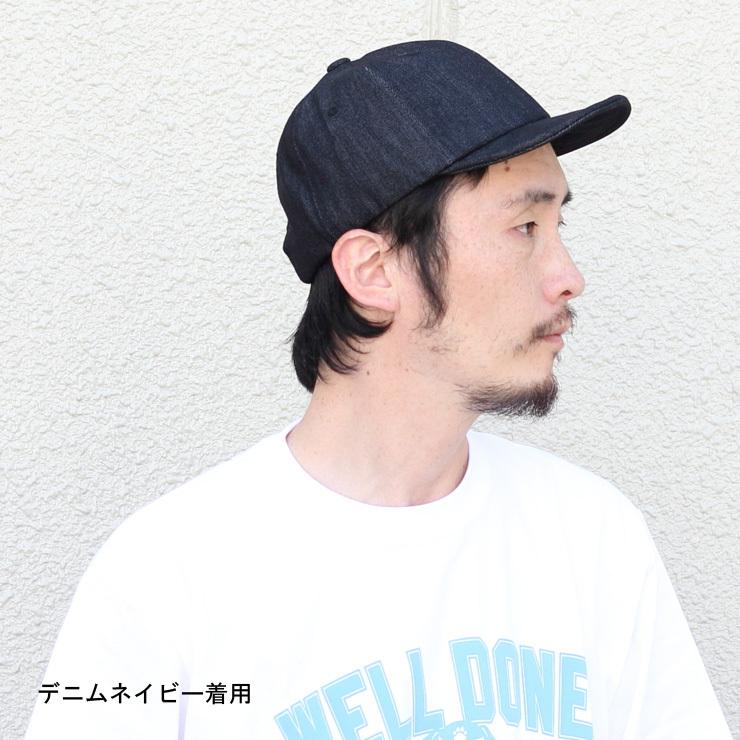 アンパイアキャップ メンズ レディース 帽子 春夏 デニム アンパイアキャップ 30578 ショートバイザー キャンプ キャンプ アウトドア | protocol | 03