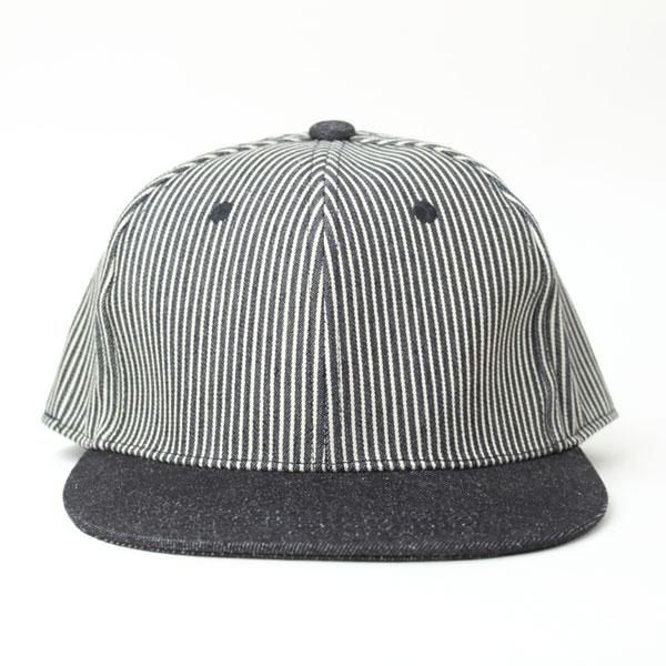 アンパイアキャップ つば短 帽子 メンズ デニム ヒッコリー BBキャップ ベースボールキャップ 春 夏 春夏 父の日 通販 プレゼント | Regnuu | 04