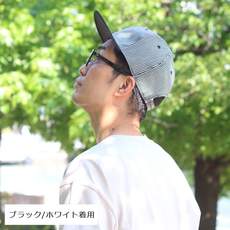 アンパイアキャップ つば短 帽子 メンズ デニム ヒッコリー BBキャップ ベースボールキャップ 春 夏 春夏 父の日 通販 プレゼント | Regnuu | 03