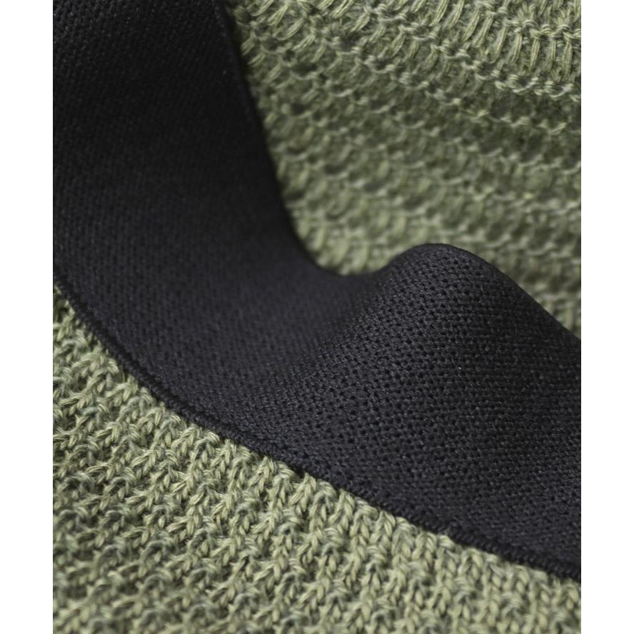 Regnuu アゼ編みバンブー ベレー帽 メンズ レディース 帽子 ブラック | Regnuu | 09