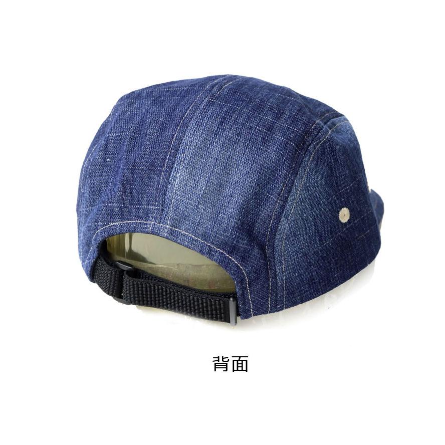 Regnuu ウォッシュデニム ジェットキャップ メンズ レディース 帽子 デニムキャップ コットン100％ ユニセックス 大きいサイズ 調整可能 | Regnuu | 05