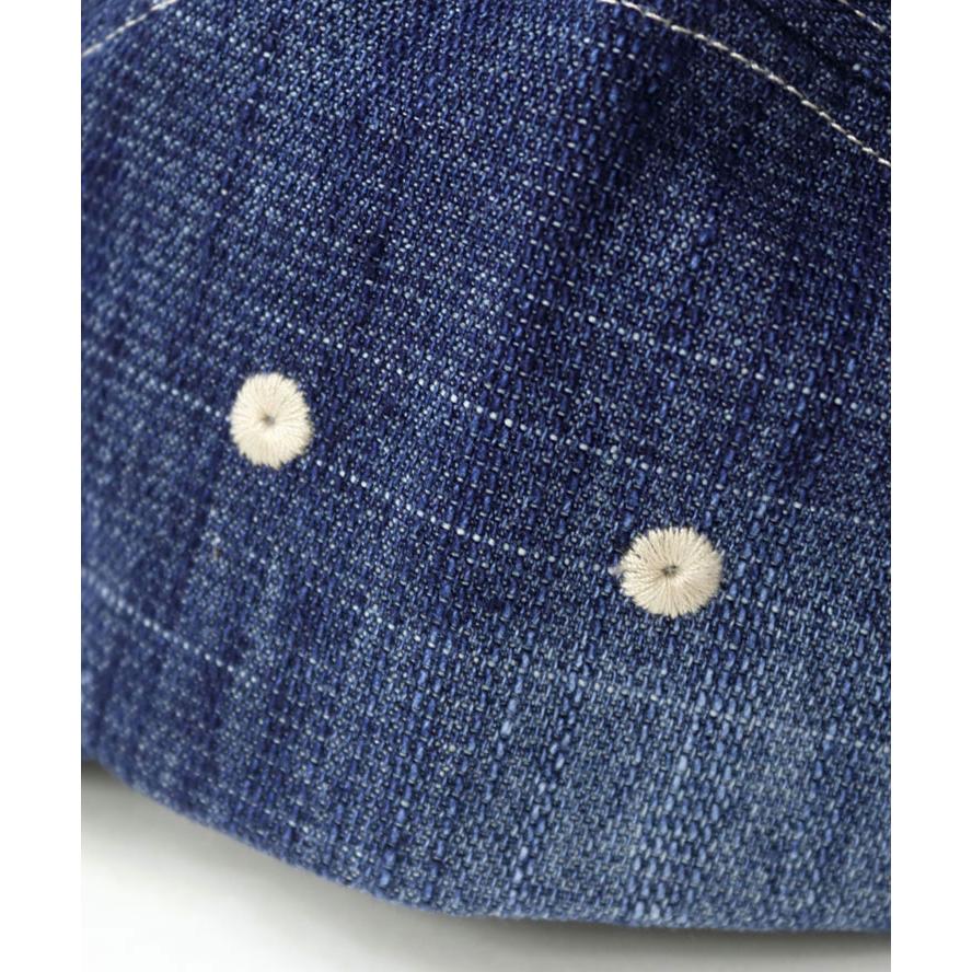 Regnuu ウォッシュデニム ジェットキャップ メンズ レディース 帽子 デニムキャップ コットン100％ ユニセックス 大きいサイズ 調整可能 | Regnuu | 06