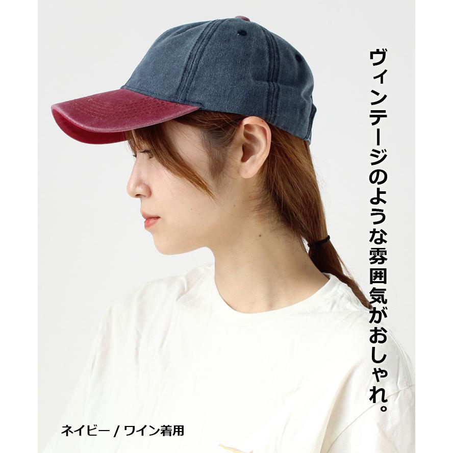 Regnuu ピグメントバイカラー ローキャップ 帽子 メンズ レディース 大きいサイズ 春 夏 春夏 | Regnuu | 06