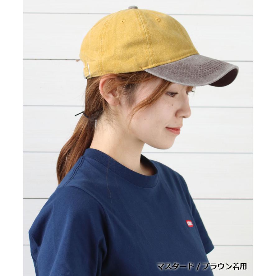 Regnuu ピグメントバイカラー ローキャップ 帽子 メンズ レディース 大きいサイズ 春 夏 春夏 | Regnuu | 08