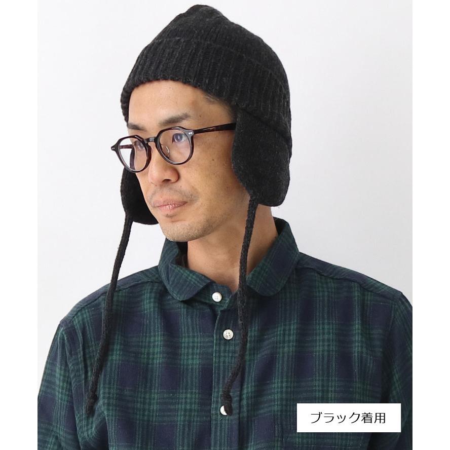 Regnuu イヤーフラップ ウール混 ニットワッチ ニット帽 耳あて レディース メンズ 帽子 あったかい 防寒帽子 秋 冬 秋冬 防寒 暖かい かわいい 防風 | Regnuu | 06