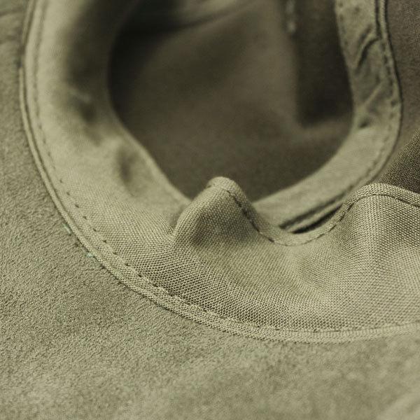 キャップ レディース 深め メンズ キャンプ 帽子 フェイクスウェード LOW CAP キャンプ ファッション 服 服装 女子 女性 男性 | protocol | 13