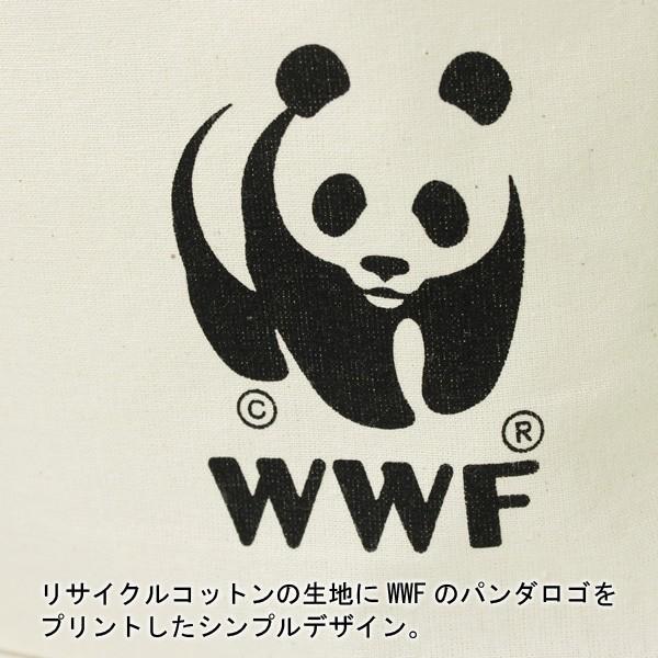 トートバック エコバッグ 小さめ WWF コットン トートバッグ ミニ 安い コンビニ 折りたたみ トートバッグ | WWF | 04