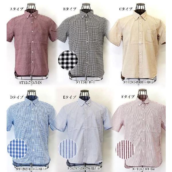 ギンガムチェックシャツ メンズ 半袖 folie ショートスリーブ ボタンダウン | protocol | 03