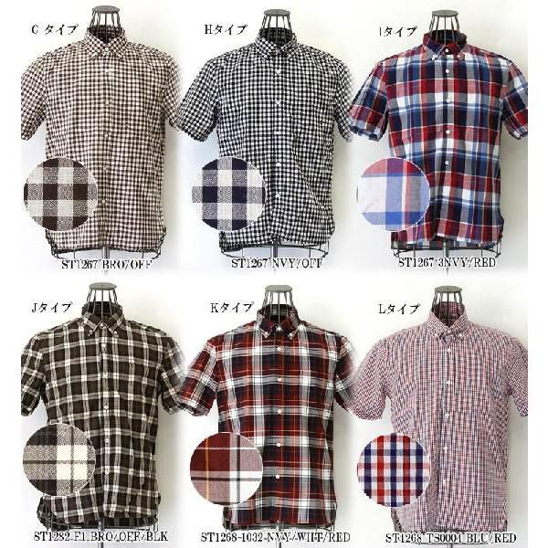 ギンガムチェックシャツ メンズ 半袖 folie ショートスリーブ ボタンダウン | protocol | 04