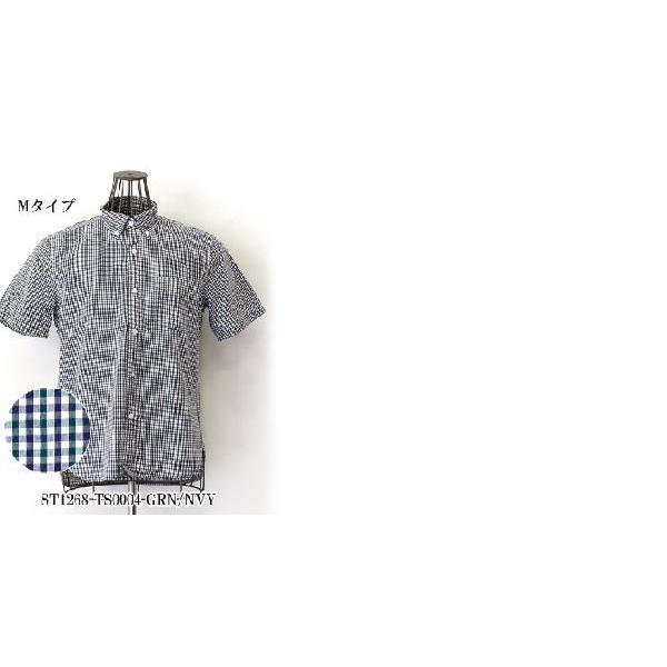 ギンガムチェックシャツ メンズ 半袖 folie ショートスリーブ ボタンダウン | protocol | 05