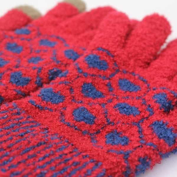 手袋 レディース 暖かい スマホ対応 日本製 タッチパネル可 あったか手袋 防寒手袋 裏ボア | protocol | 06