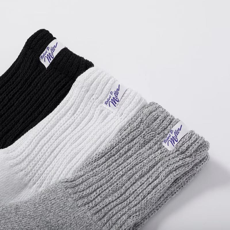 Robert P Miller ロベルトピーミラー 綿混ジャスト丈 ソックス 3足セット Crew Sneaker Socks 312c | Robert P. Miller | 05