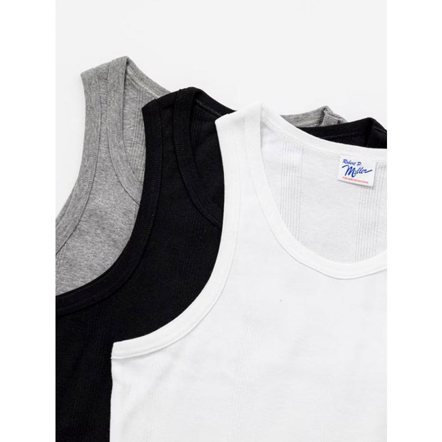爆買 / Robert P.Miller ロバートピーミラー Panel Rib Tanktop パネルリブ タンクトップ 2枚セット 110C メンズ 綿100% インナー ノースリーブ 春 夏 春夏 | Robert P. Miller | 07