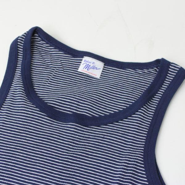 タンクトップ メンズ Robert P.Miller ロベルト・ピー・ミラー パネルリブ タンクトップ 110c | Robert P. Miller | 12