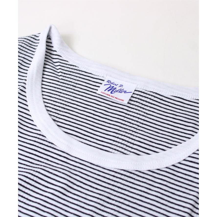 レディース トップス 半袖 レディースインナー ロバート ピー ミラー Robert P.Miller パネルリブ 半袖 Tシャツ 807C 綿100% 肌着 | Robert P. Miller | 07