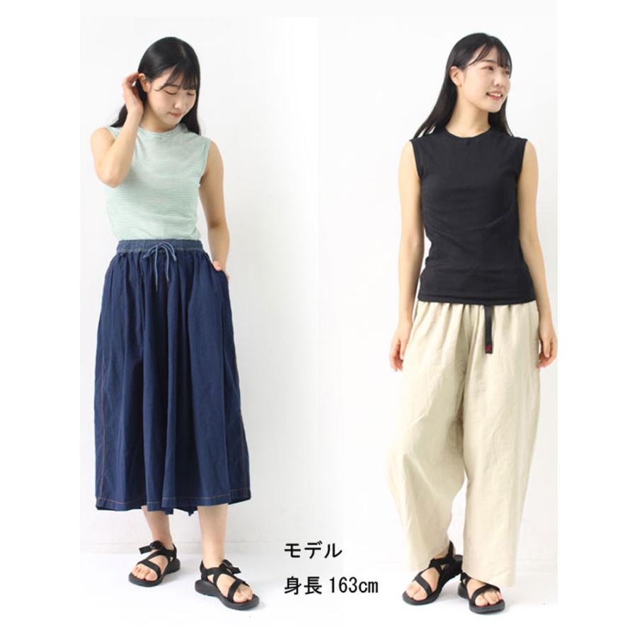 タンクトップ レディース ボーダー Robert P.Miller ロバート・ピー・ミラー  パネルリブ 848c 春 夏 春夏 ノースリーブ Tee | Robert P. Miller | 18
