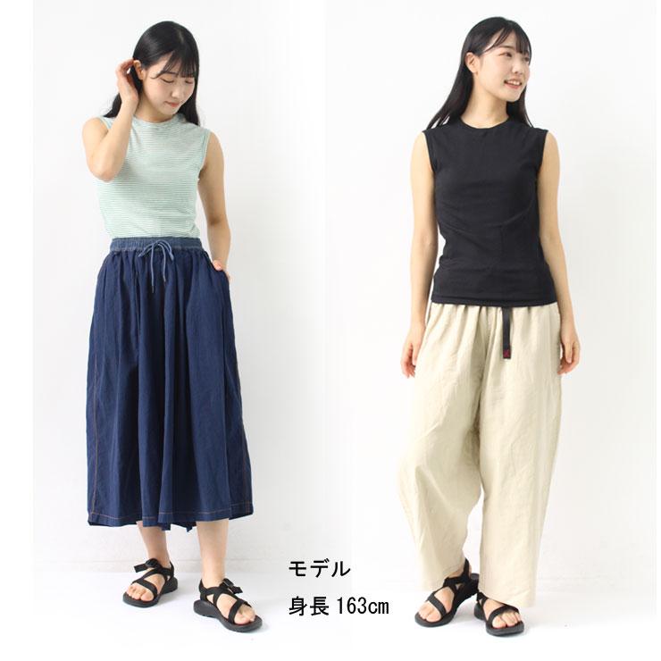 タンクトップ レディース ボーダー Robert P.Miller ロバート ピー ミラー パネルリブ 848c 春 夏 春夏 ノースリーブ Tee | Robert P. Miller | 08