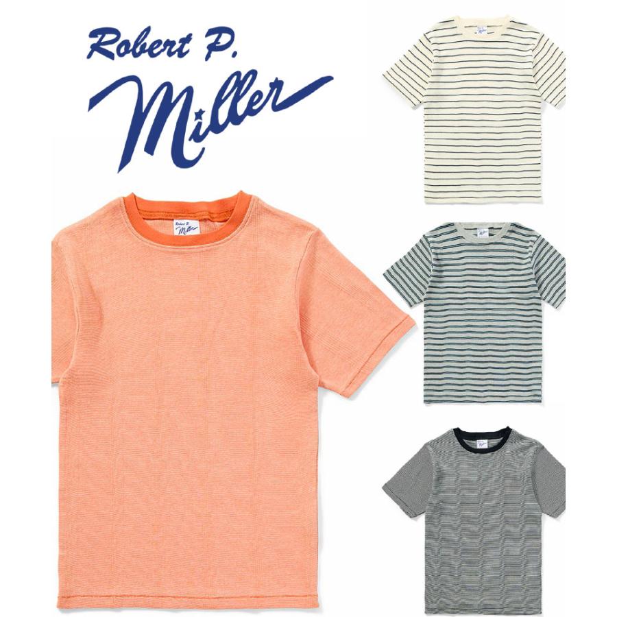 Robert P.Miller ロベルト・ピー・ミラー Tシャツ レディース 半袖 Panel-rib C/N Tee GS パネルリブ クルーネック 春夏 リブTシャツ カジュアル 863C | Robert P. Miller