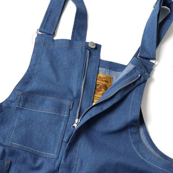 ジムマスター gym master デニムガーメントウォッシュ オーバーオール G257779 メンズ レディース ユニセックス つなぎ  春 夏 春夏 | gym master | 05