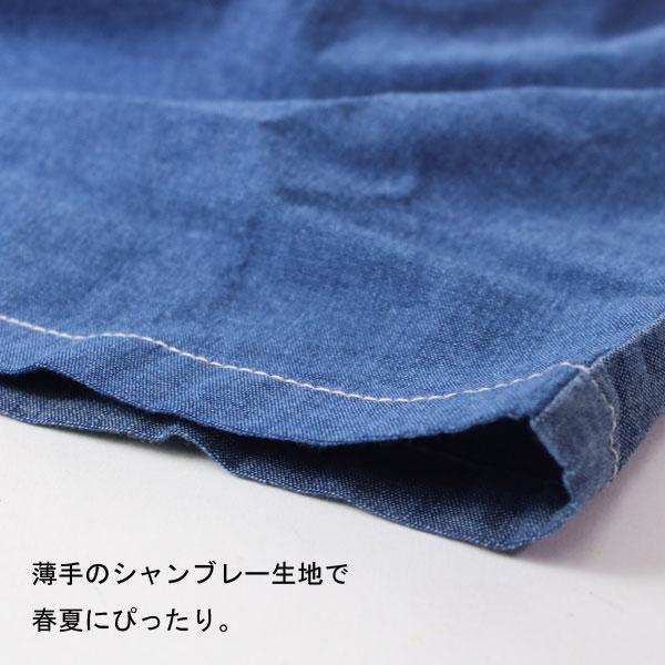 gym master シャンブレー ワンピース G321752 ジムマスター レディース ワンピース ノースリーブ UV ケア 春 夏 春夏 | gym master | 05