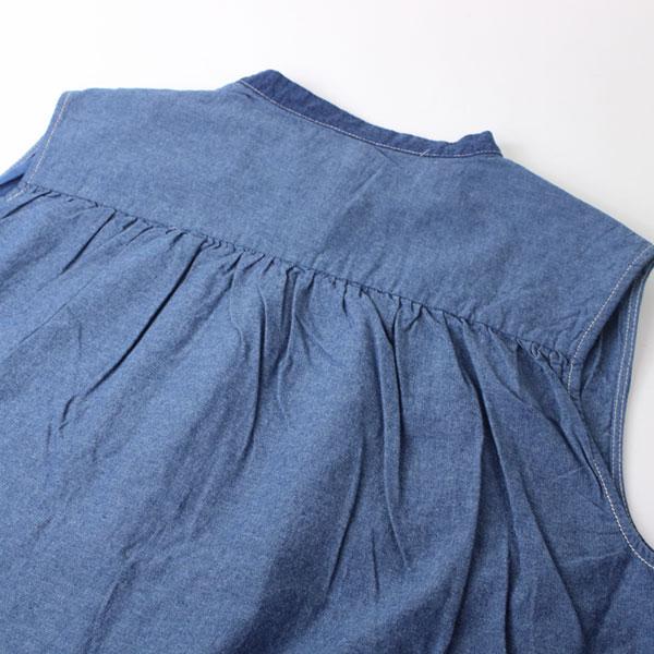 gym master シャンブレー ワンピース G321752 ジムマスター レディース ワンピース ノースリーブ UV ケア 春 夏 春夏 | gym master | 09