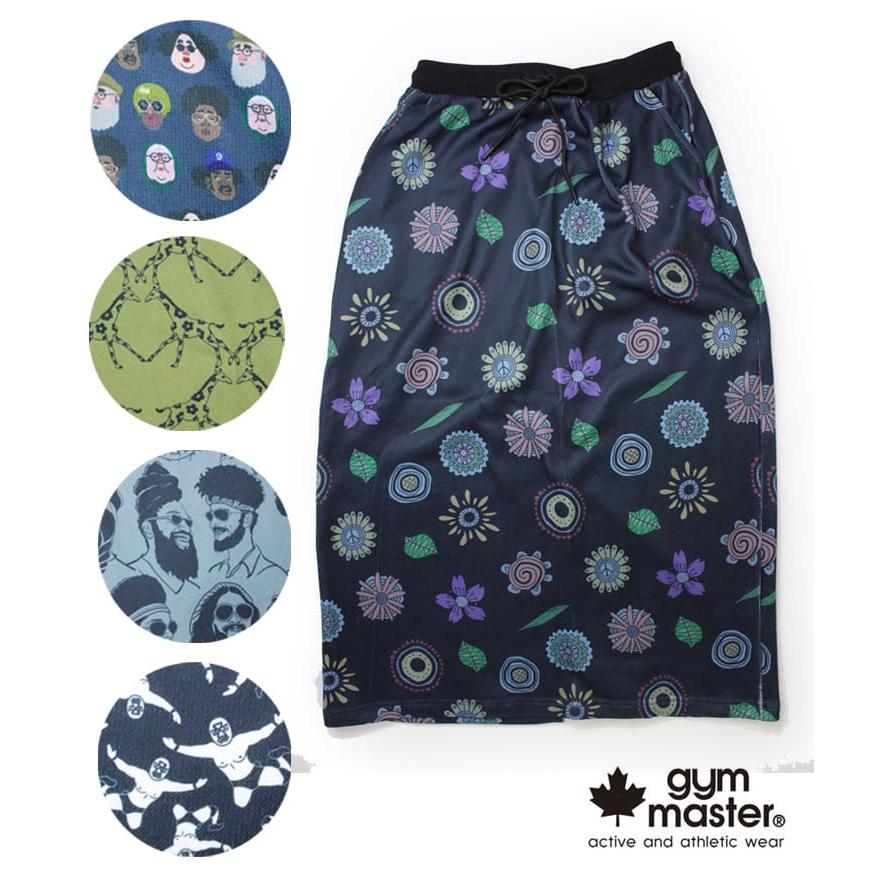 ジムマスター レディース スカート gym master ニットフリースハッピーペイントスカート レディース メンズ G433720 | gym master