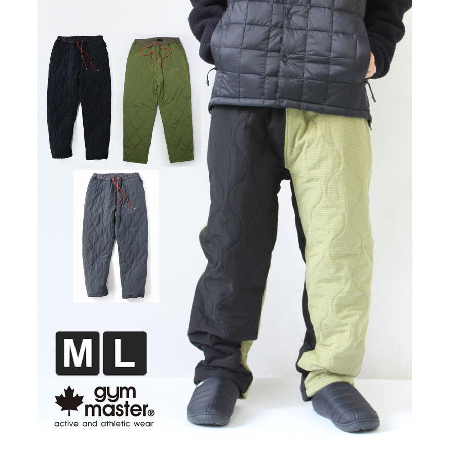 gym master（ジムマスター） リップストップキルティングパンツ