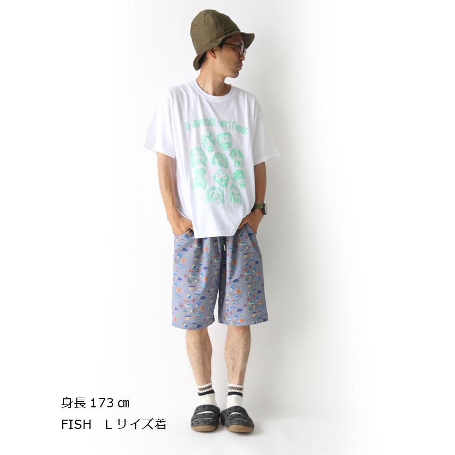 爆買 gym master ジムマスター ULシアサッカーハッピーペイント ショートパンツ ショーツ メンズ レディース  G533769 | gym master | 08