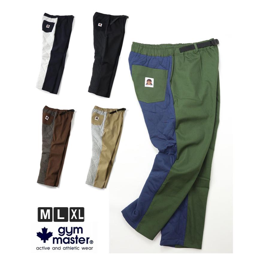 gym master ジムマスター ウェーブキルト異素材パンツ G633707 メンズ  大きいサイズ レディース 暖かい スウェットパンツ キルトパンツズ 秋 冬 秋冬 | gym master