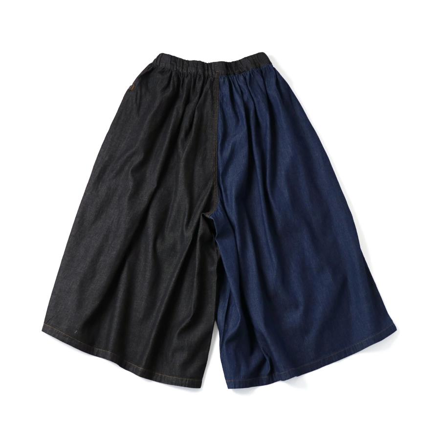 gym master ジムマスター ライトデニムスカーチョ G721756 レディース 春夏 デニム ワイドパンツ ガウチョパンツ スカンツ イージーパンツ カジュアル | gym master | 08