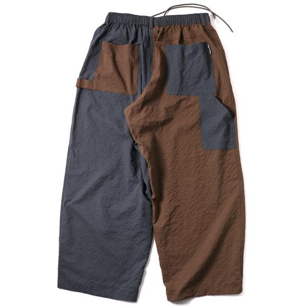 gym master ジムマスター ワイドパンツ メンズ 夏 シアサッカー ペインター 涼しい 軽量 薄手 イージーパンツ ゆったり カジュアル G733723 | gym master | 09