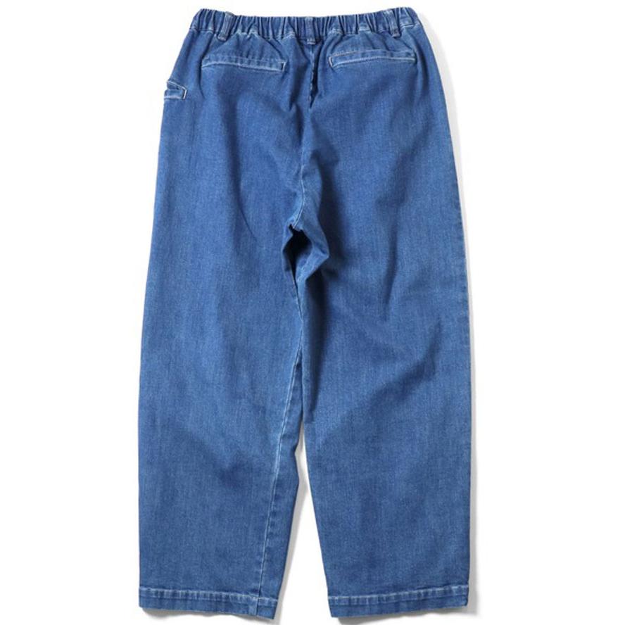gym master ジムマスター 10oz ストレッチデニム＆ツイル ツータックテーパードパンツ G833722 メンズ イージーパンツ ゆったり ウエストゴム 春夏 アウトドア | gym master | 09